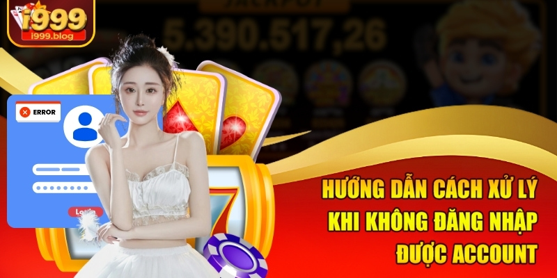 Hướng dẫn cách xử lý khi không đăng nhập được account
